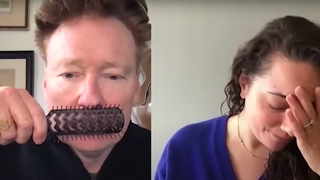 Even in separate locations, Conan and Sona manage to have a hilarious time at the dick races